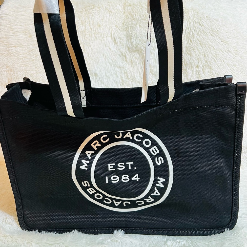 Marc Jacobs Black and White Messenger Bag